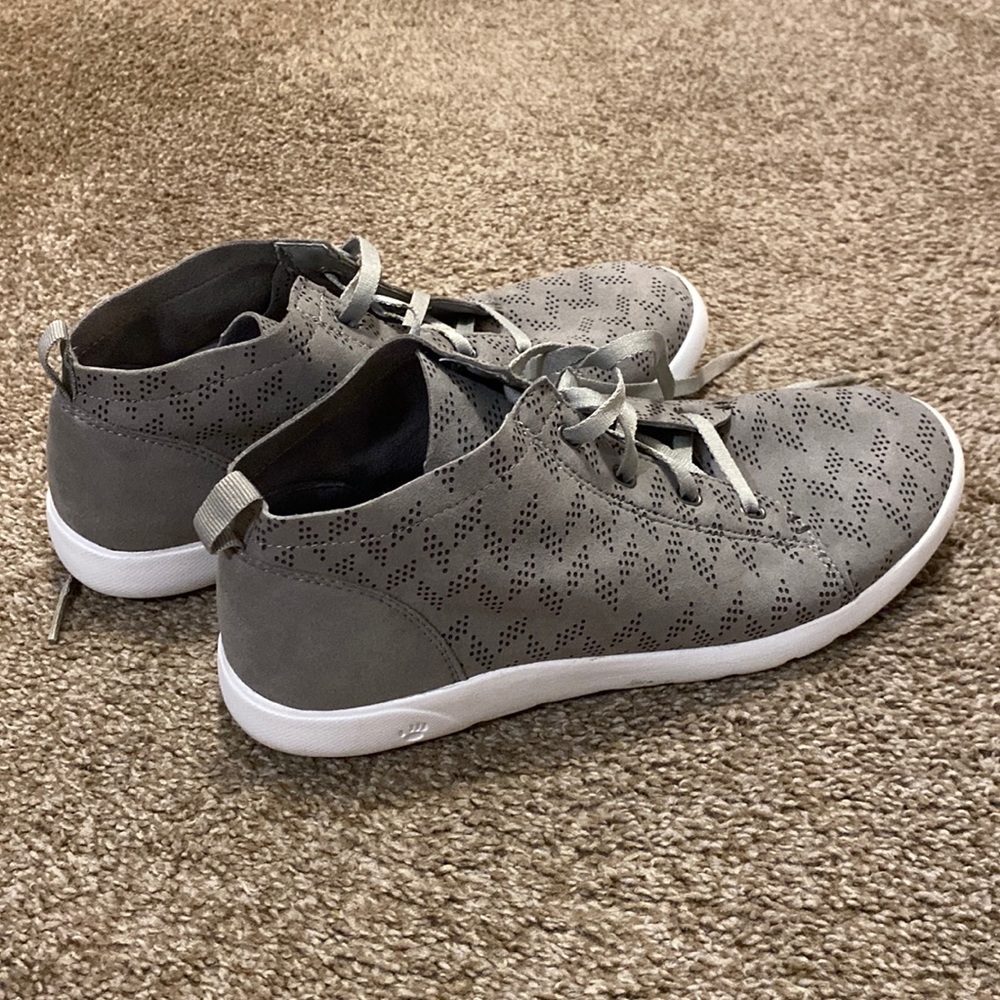 Grey sneakers